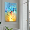 Picture of Joshuas Finger Painting large canvas wall art