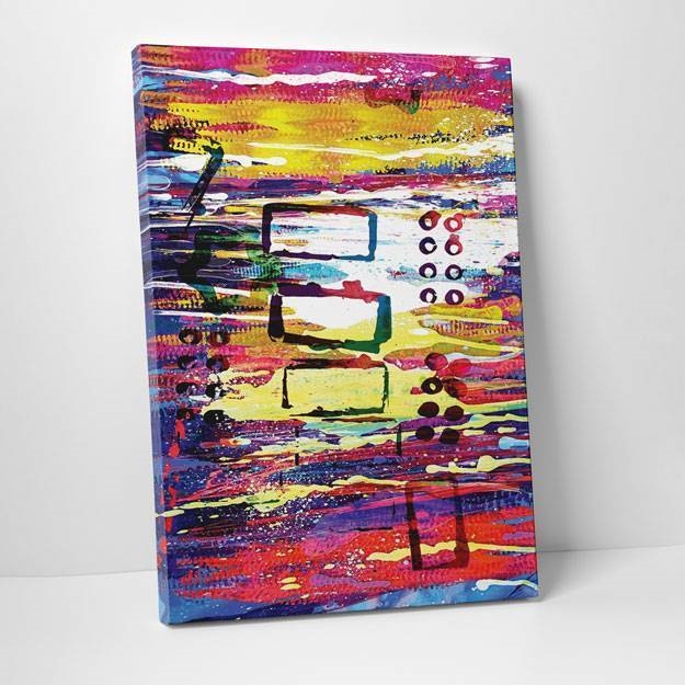 Picture of Thomas Purple Sunset  Large Canvas Wall Art